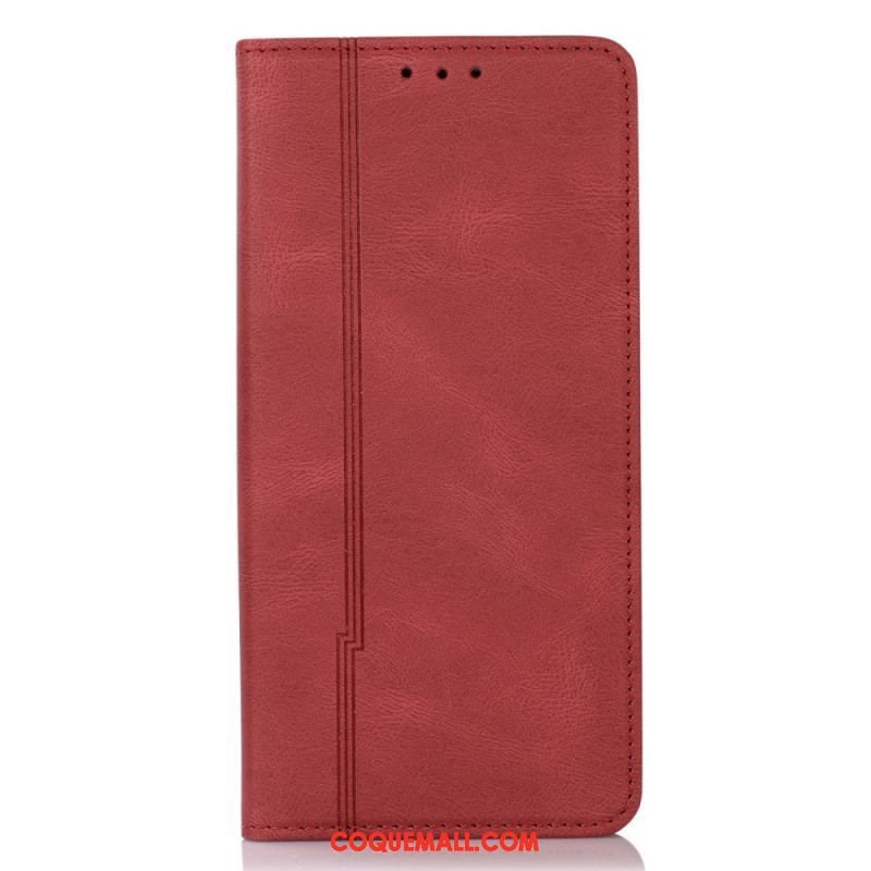 Flip Cover Xiaomi Redmi Note 11 Pro Plus 5G Style Cuir Ligne