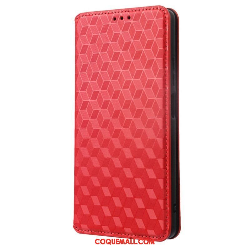 Flip Cover Xiaomi Redmi Note 12/Poco X5 5G Motif 3D