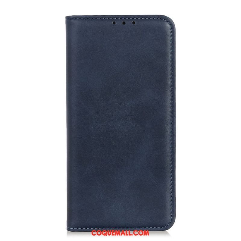 Flip Cover Xiaomi Redmi Note 12 Pro Plus Cuir Fendu Classique