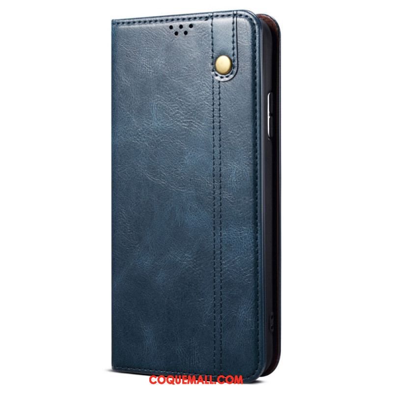 Flip Cover Xiaomi Redmi Note 12 Pro Plus Simili Cuir Ciré