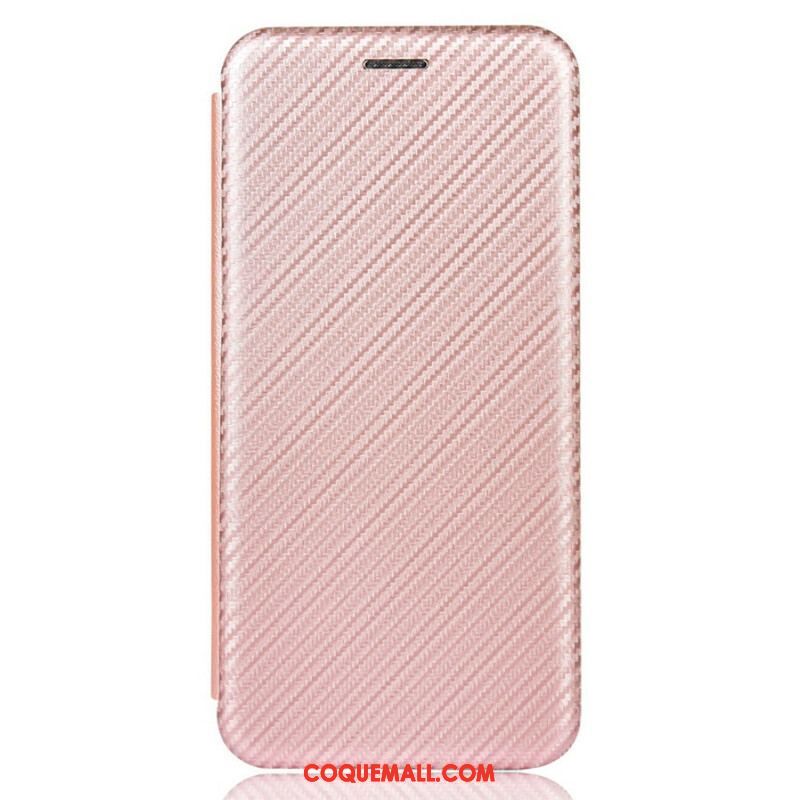 Flip Cover iPhone 13 Mini Fibre Carbone