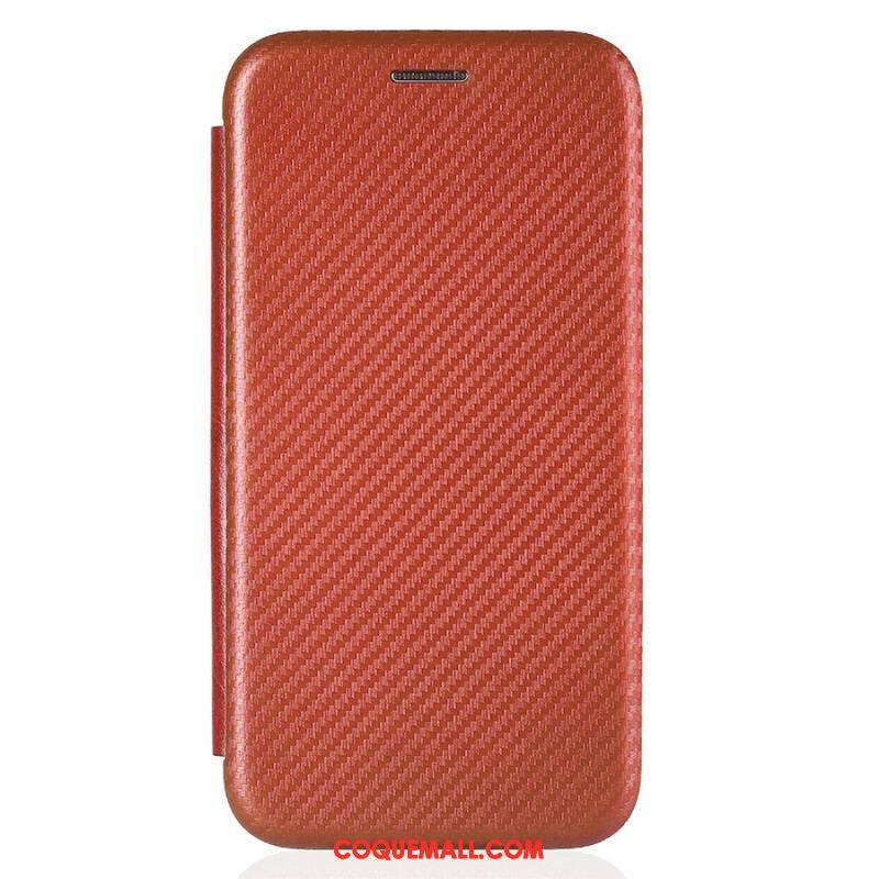 Flip Cover iPhone 13 Pro Fibre Carbone