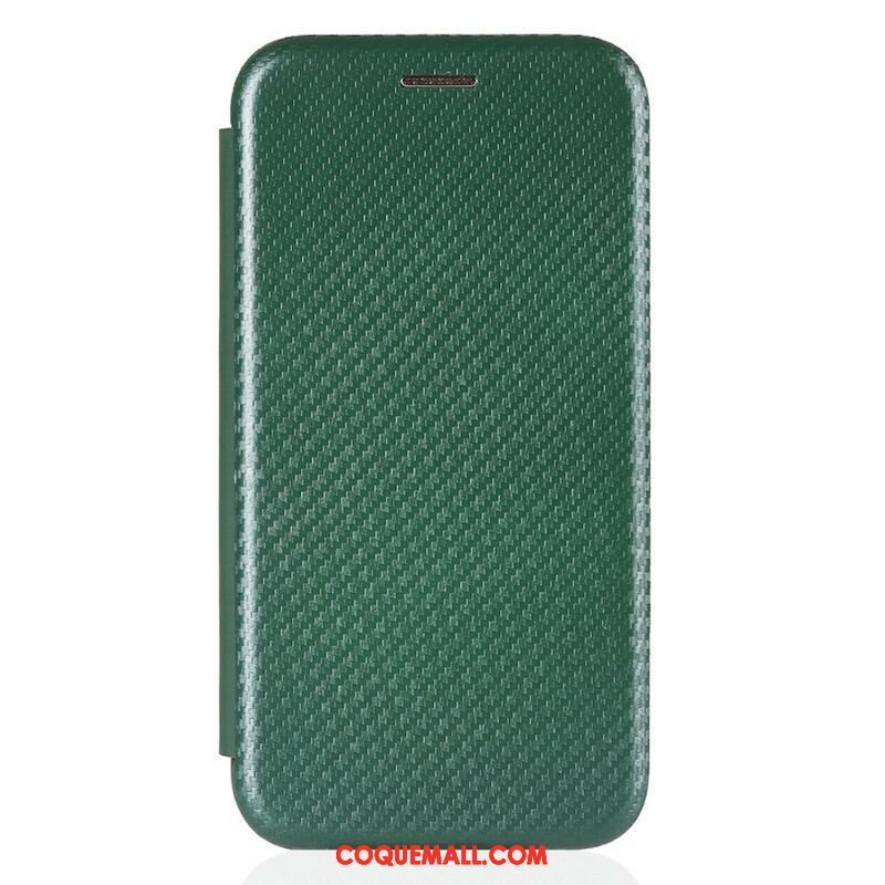 Flip Cover iPhone 13 Pro Fibre Carbone