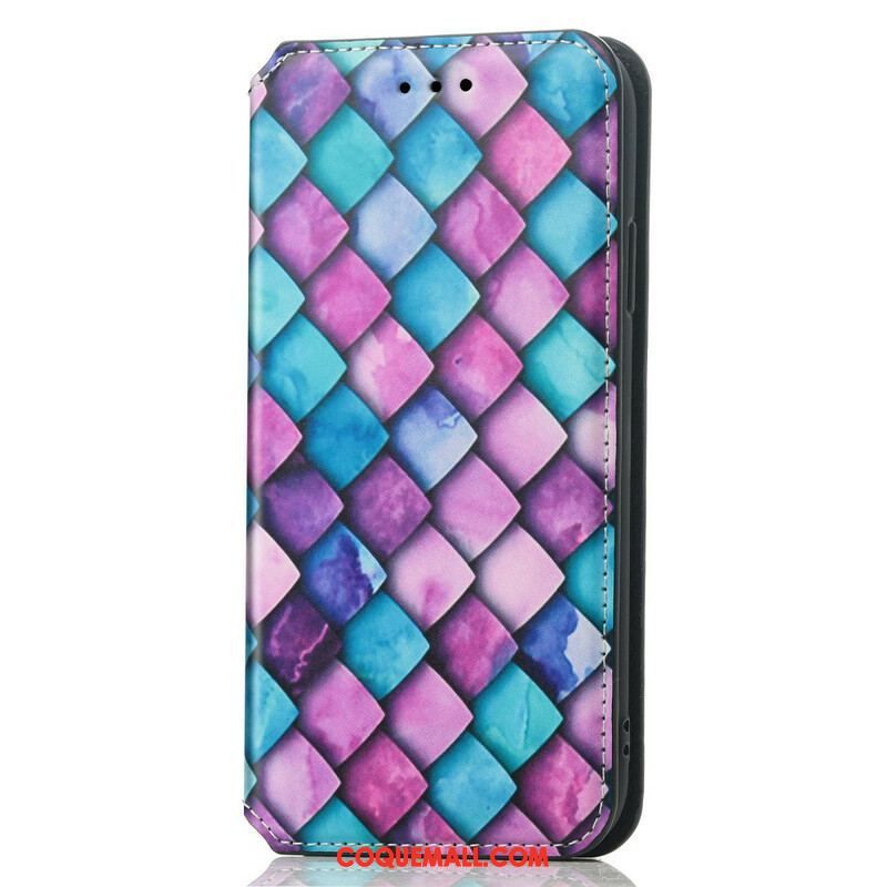 Flip Cover iPhone 13 Pro Max Motif Coloré Surprenant