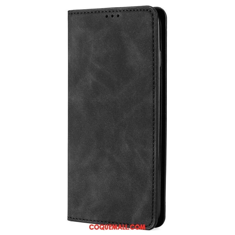 Flip Cover iPhone 14 Plus Simili Cuir Élégance