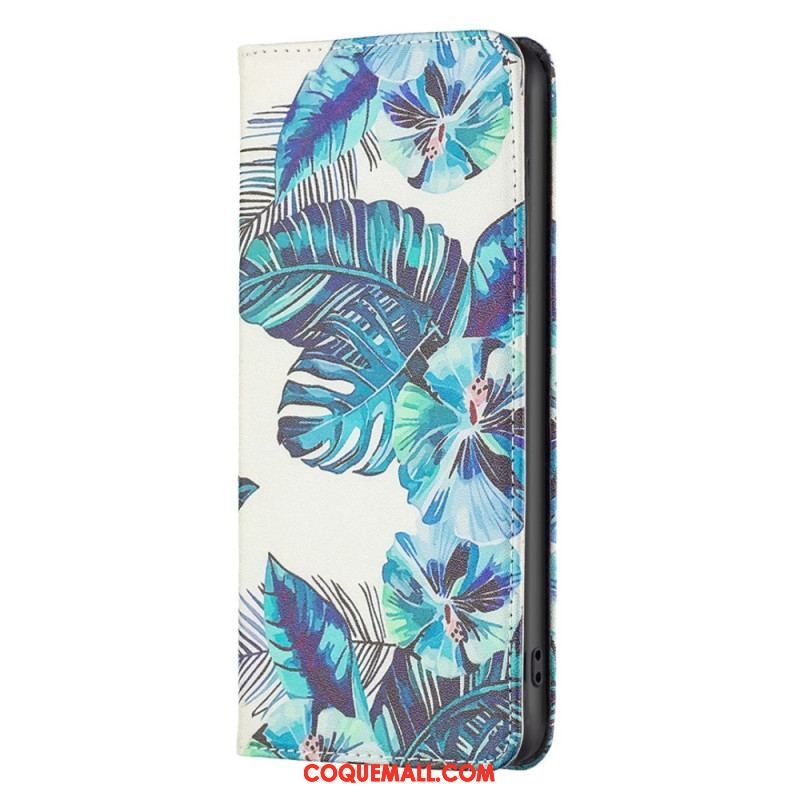 Flip Cover iPhone 14 Pro Feuilles