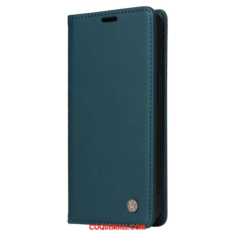Flip Cover iPhone 14 Pro Rivet Décoratif