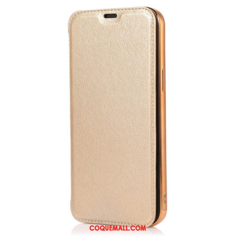 Flip Cover iPhone 14 Pro Simili Cuir Porte-Carte