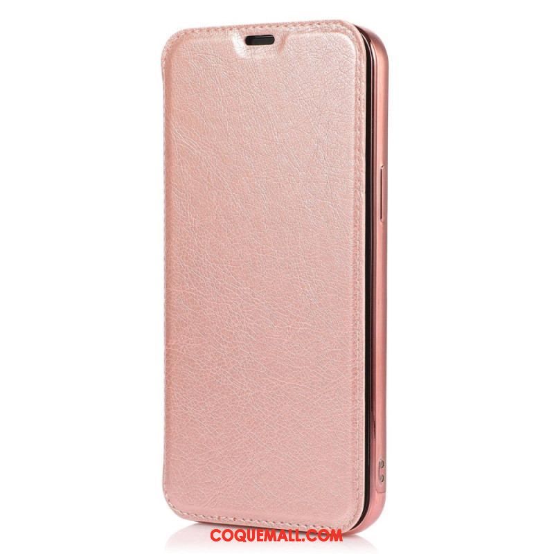 Flip Cover iPhone 14 Pro Simili Cuir Porte-Carte