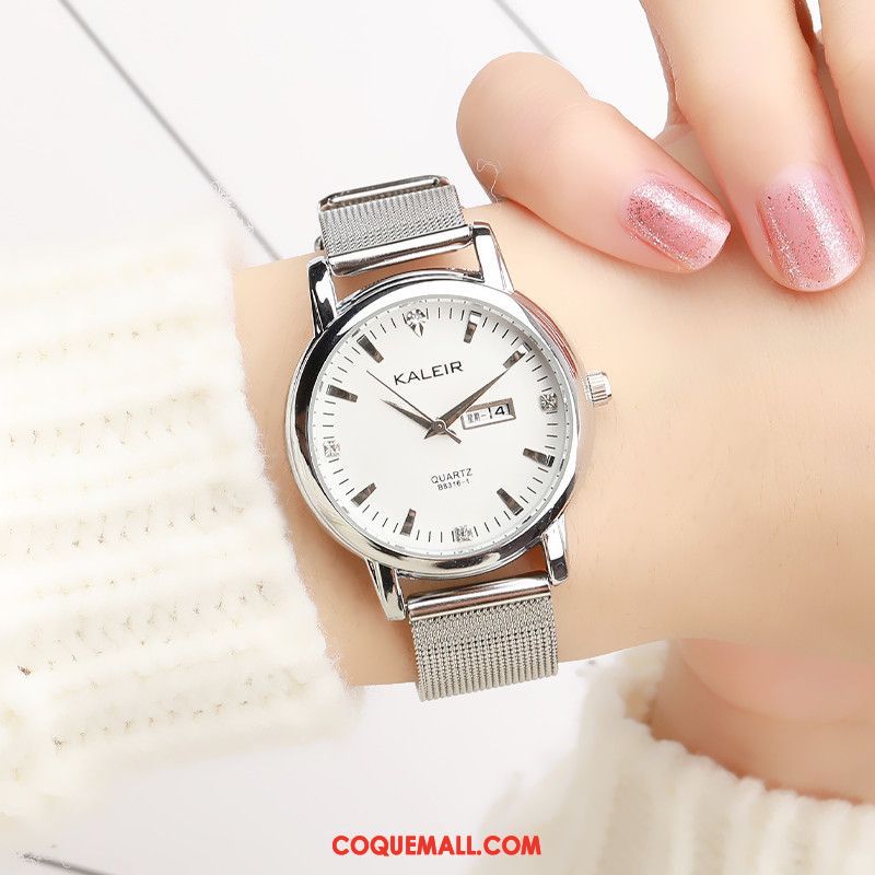 Gant Femme Calendrier Watchband Atmosphère, Gant Loisir Simple