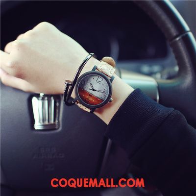 Gant Femme Créatif Étudiant Montre À Bracelet, Gant Amoureux Rétro