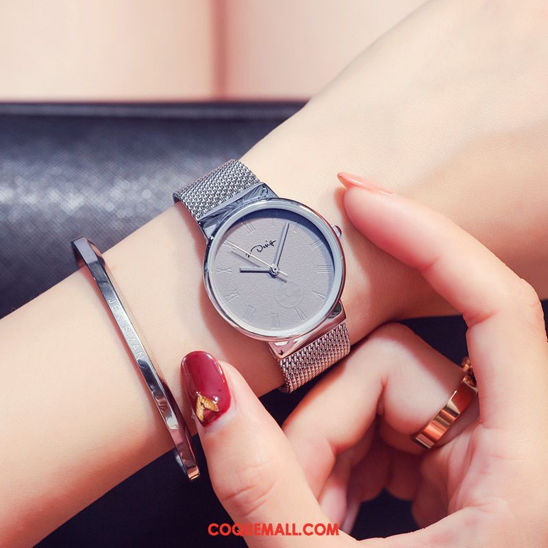 Gant Femme Mode Étanche Montre À Bracelet, Gant Tendance Amoureux