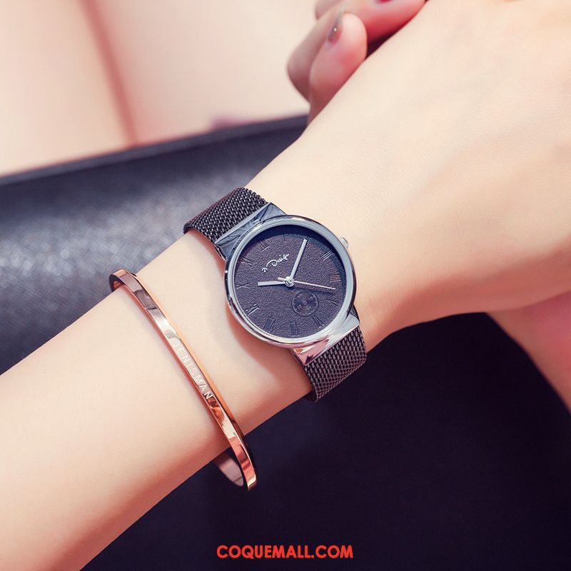 Gant Femme Mode Étanche Montre À Bracelet, Gant Tendance Amoureux