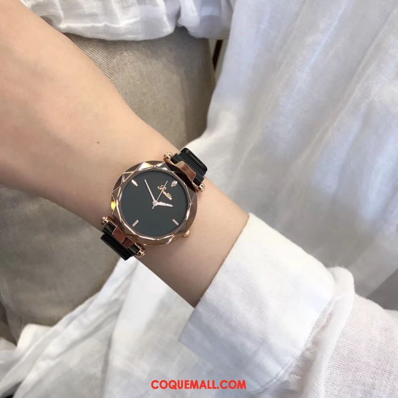 Gant Femme Montre À Bracelet Watchband Réseau, Gant Authentique Étanche Beige
