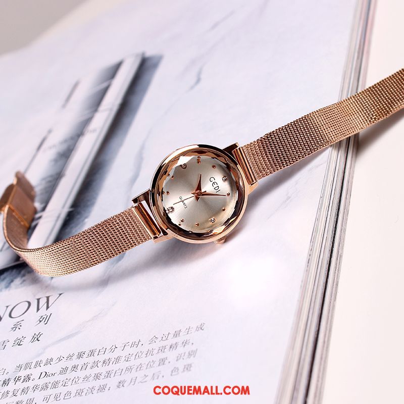 Gant Femme Simple Montre À Bracelet Mode, Gant Tendance Bracelet