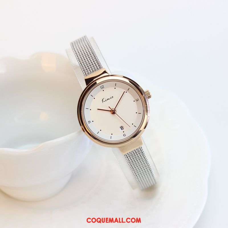 Gant Femme Tendance Montre À Quartz Loisir, Gant Mode Calendrier