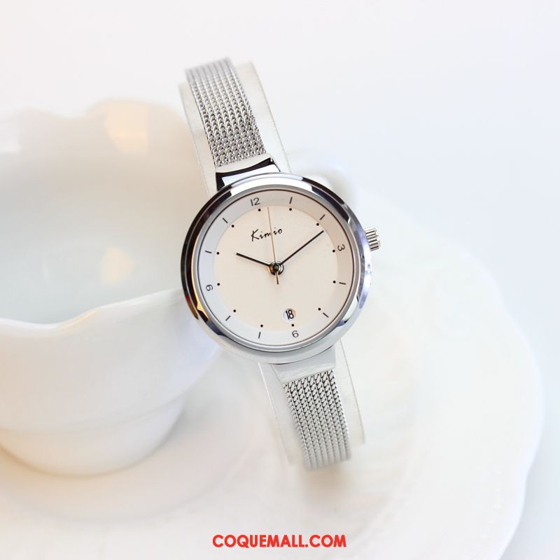 Gant Femme Tendance Montre À Quartz Loisir, Gant Mode Calendrier