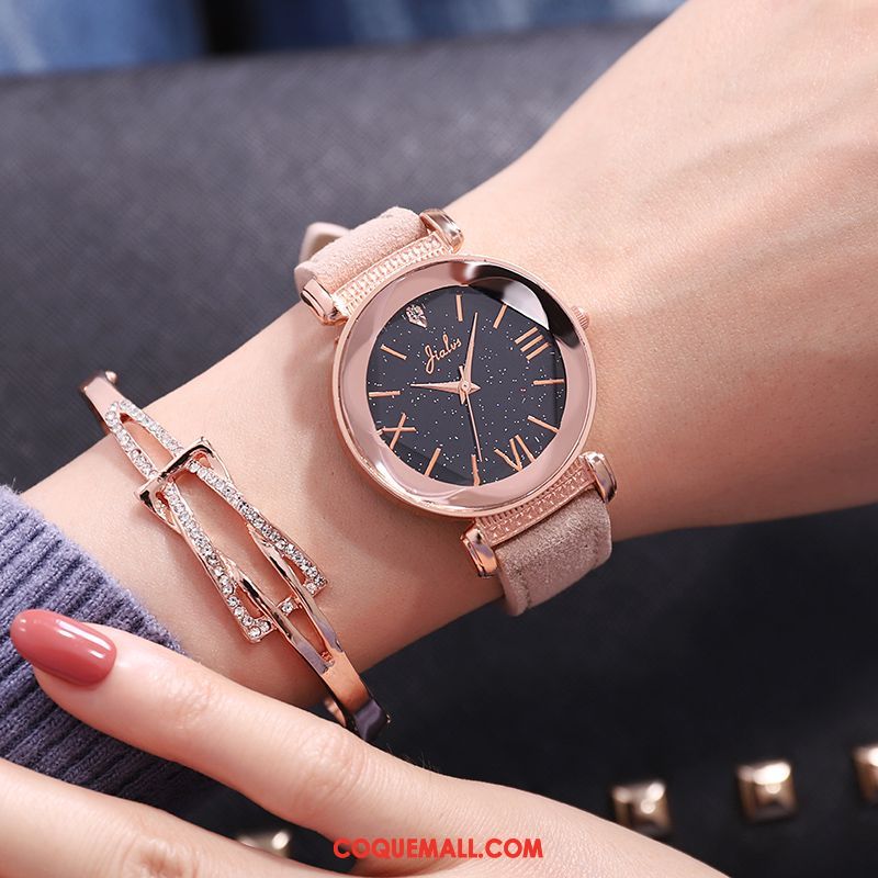 Gant Femme Étanche Le Nouveau Simple, Gant Tendance Montre À Bracelet