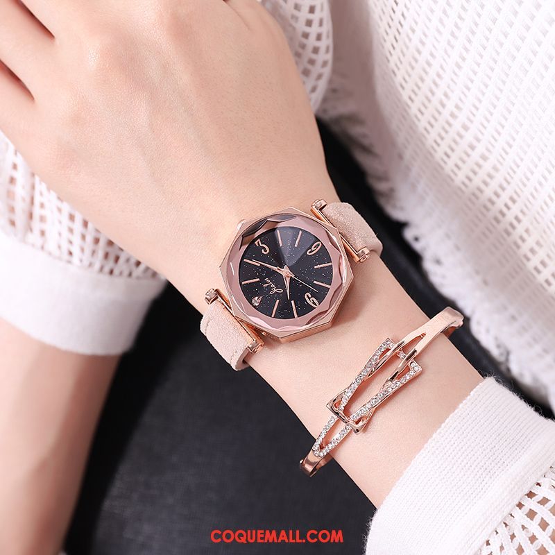 Gant Femme Étanche Le Nouveau Simple, Gant Tendance Montre À Bracelet