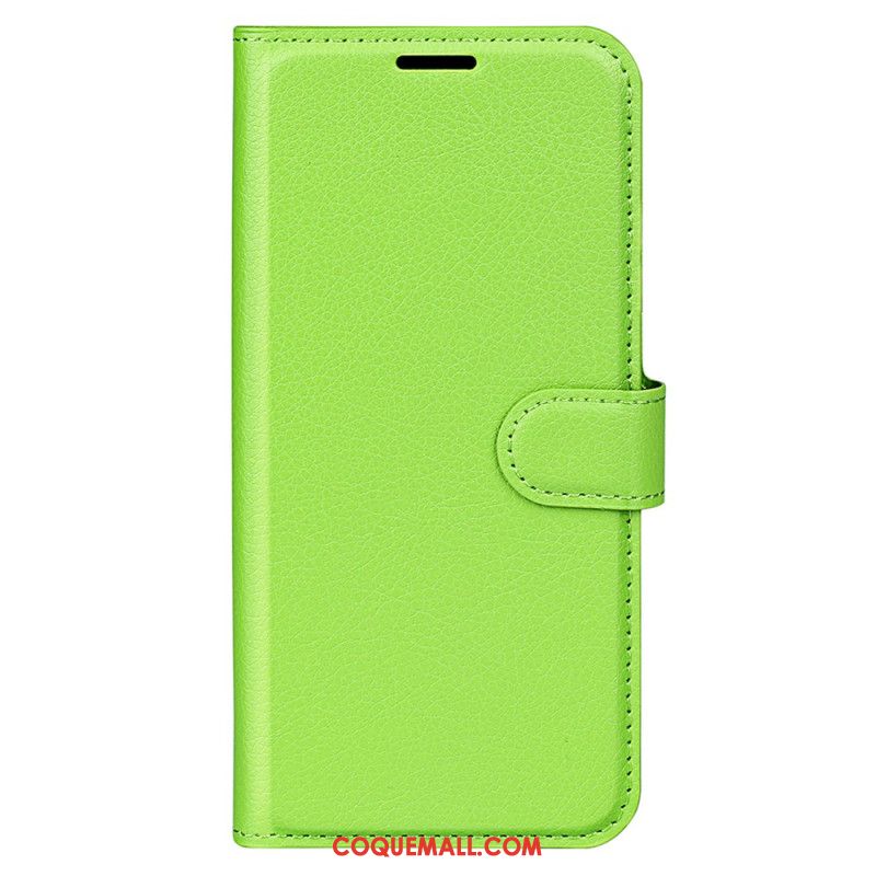 Housse Huawei Nova 11 Pro Simili Cuir Litchi Classique