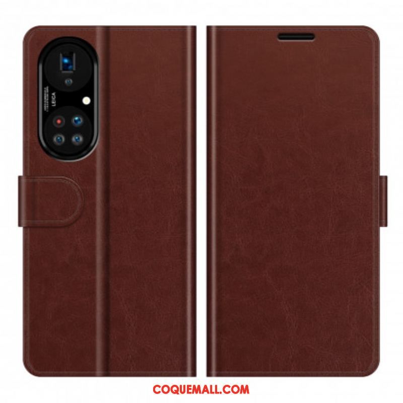 Housse Huawei P50 Pro Style Cuir Design