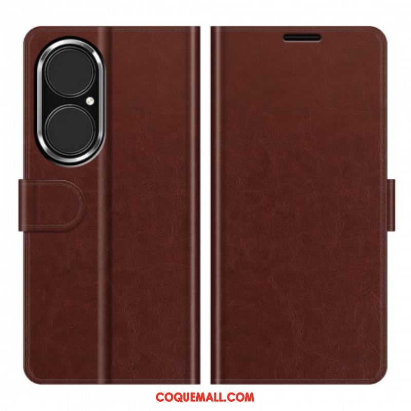 Housse Huawei P50 Style Cuir Design