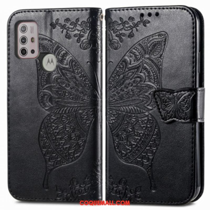 Housse Moto G30 / Moto G10 Demi Papillon