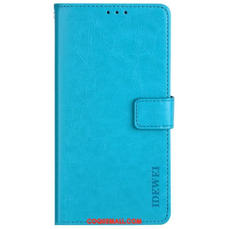 Housse Moto G41 / G31 Simili Cuir IDEWEI