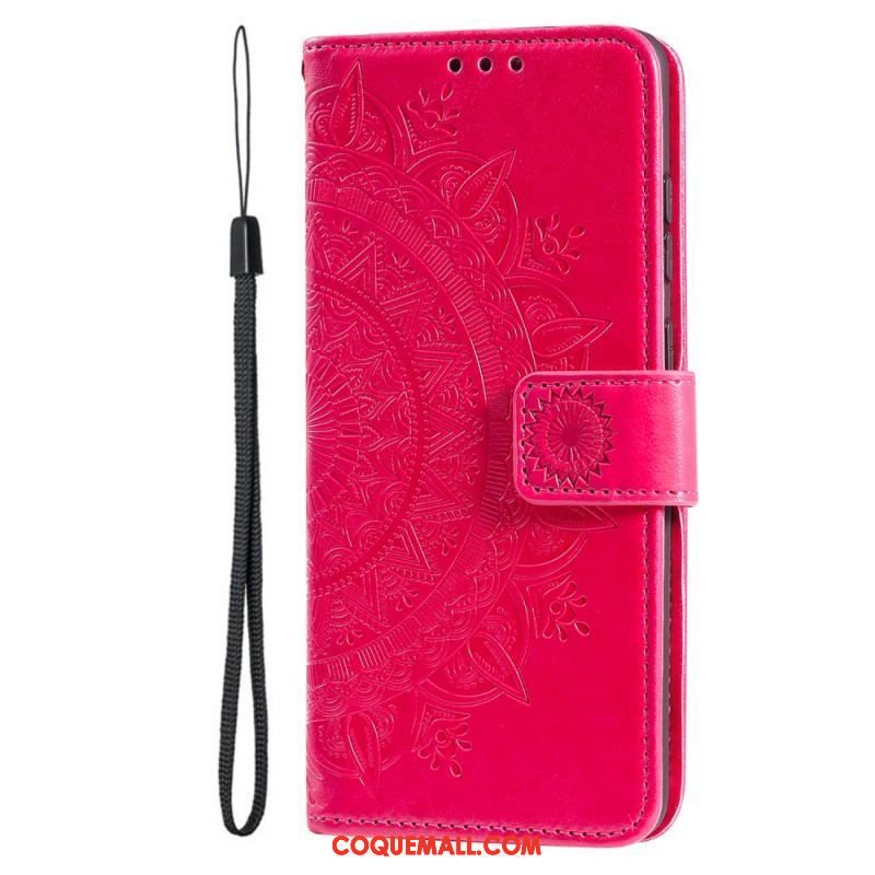 Housse Moto G71 5G Mandala Soleil