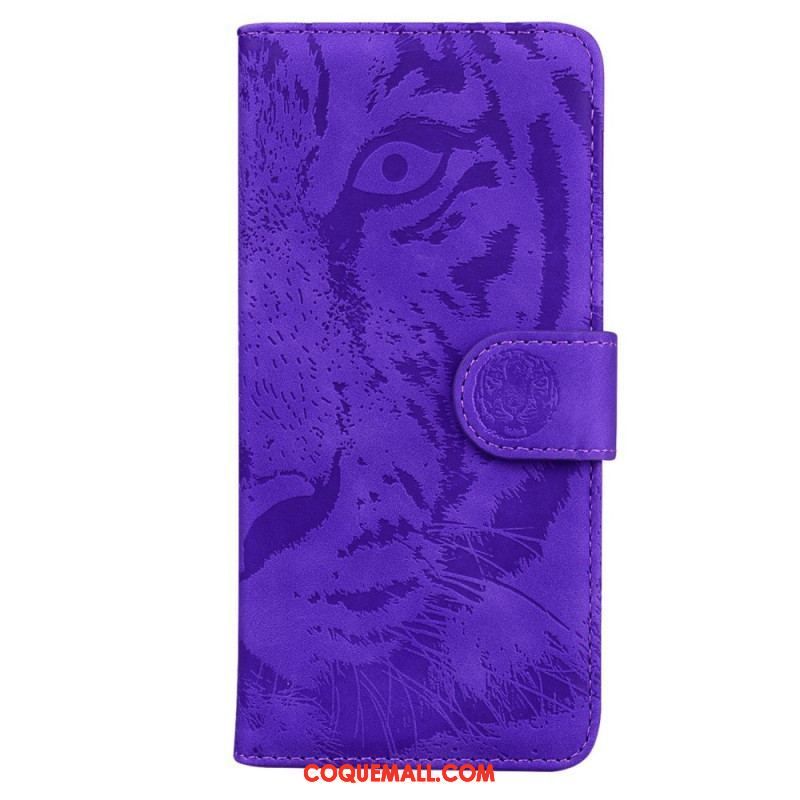 Housse Moto G73 5G Empreinte Tigre