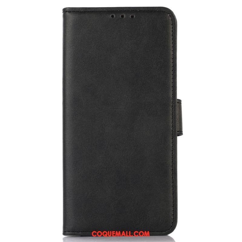 Housse Moto G73 5G Style Cuir Classique