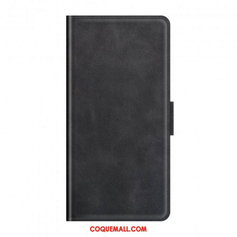 Housse Motorola Edge 20 Lite Rabat Double Classique