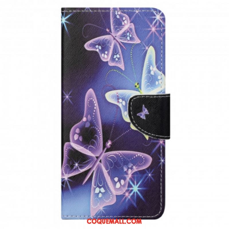 Housse Motorola Edge 20 Pro Butterflies