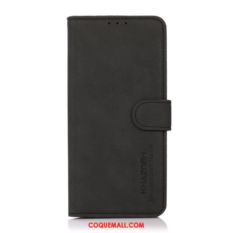 Housse OnePlus 10 Pro 5G Effet Cuir Fashion KHAZNEH