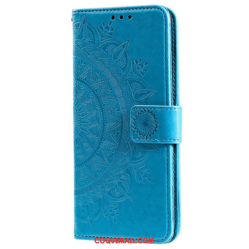 Housse OnePlus 10T 5G Mandala Soleil à Lanière