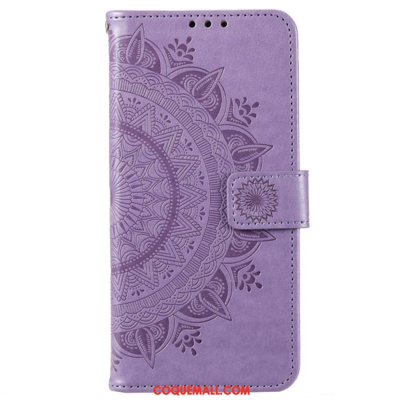 Housse OnePlus 10T 5G Mandala Soleil à Lanière