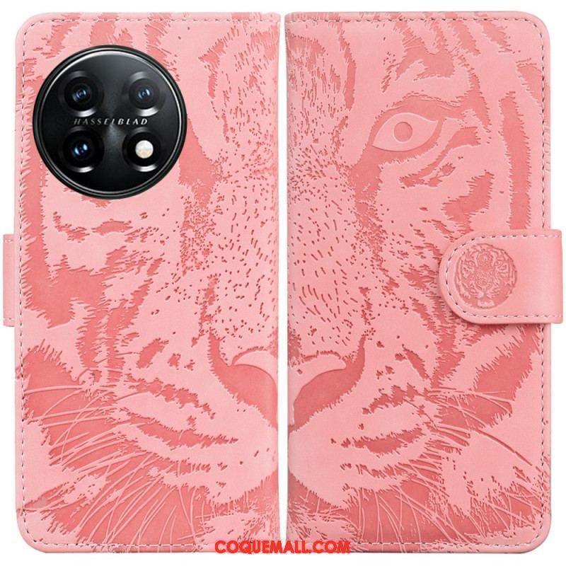 Housse OnePlus 11 5G Empreinte Tigre