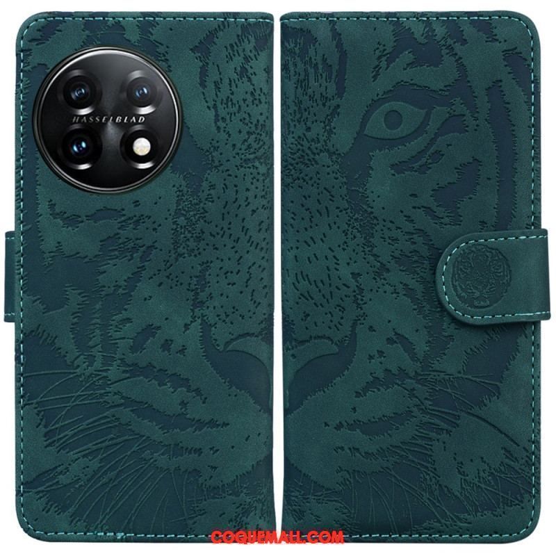 Housse OnePlus 11 5G Empreinte Tigre