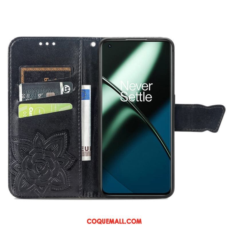 Housse OnePlus 11 5G Papillon Baroque