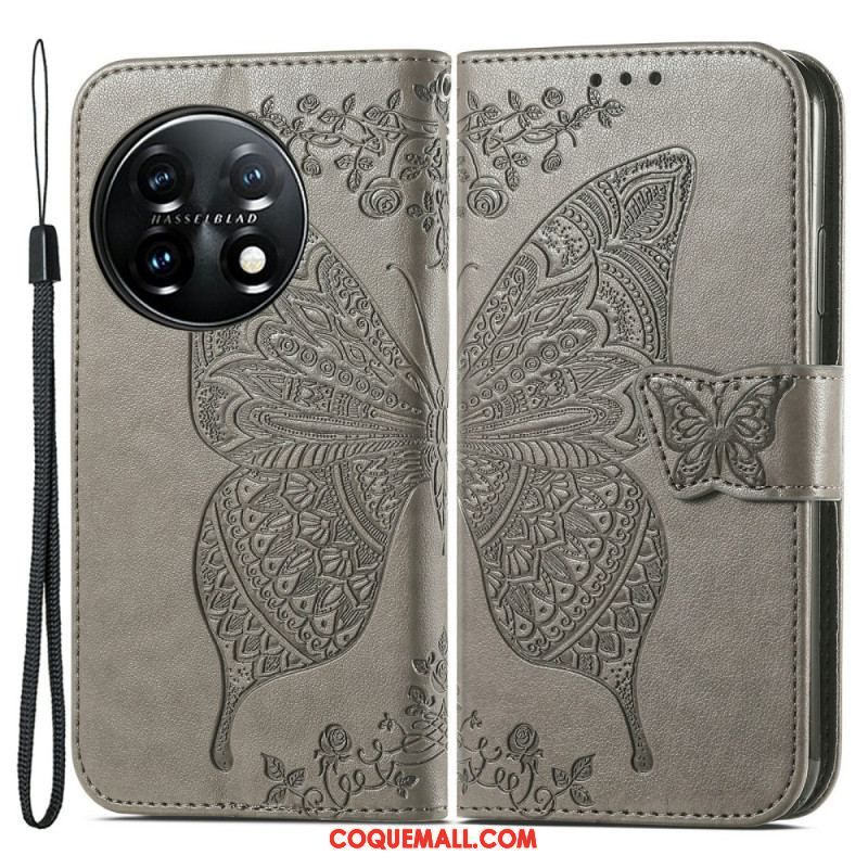 Housse OnePlus 11 5G Papillon Baroque