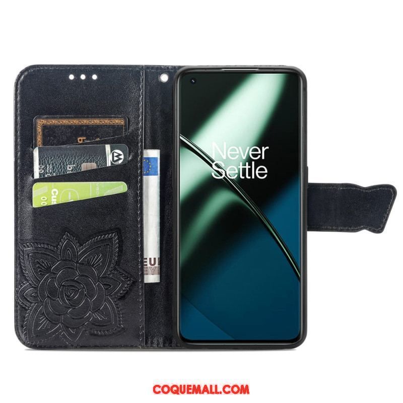 Housse OnePlus 11 5G Papillon Baroque