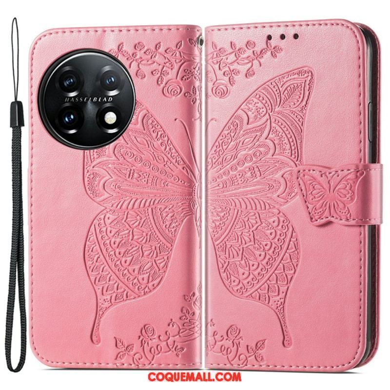 Housse OnePlus 11 5G Papillon Baroque