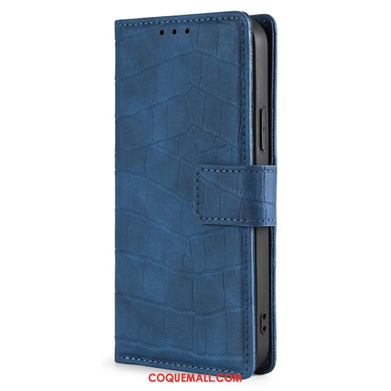 Housse OnePlus 12 5G Effet Crocodile