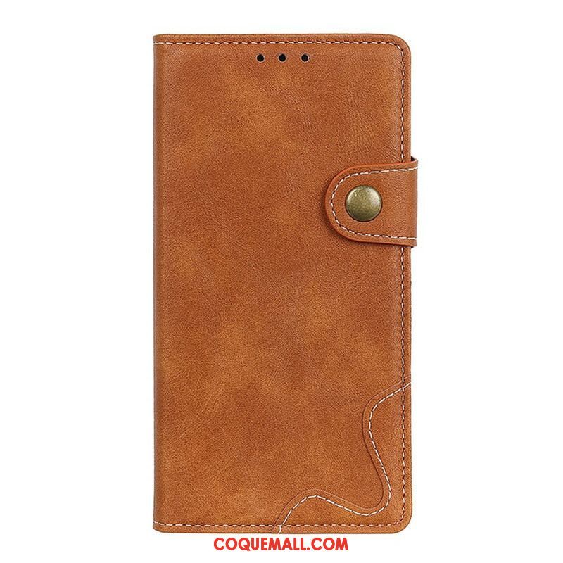 Housse OnePlus Nord 2 5G Artistique Couture Bouton