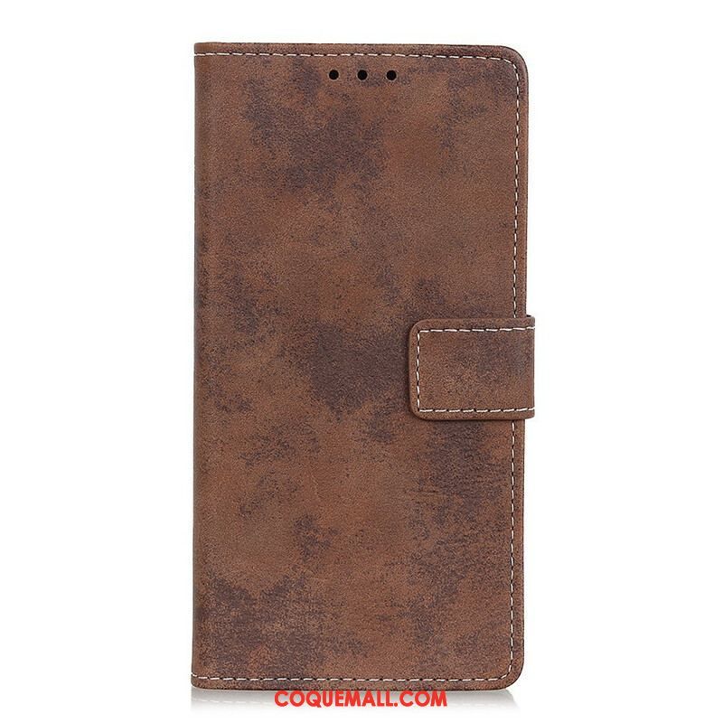 Housse OnePlus Nord 2 5G Simili Cuir Vintage