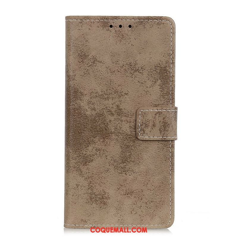 Housse OnePlus Nord 2 5G Simili Cuir Vintage