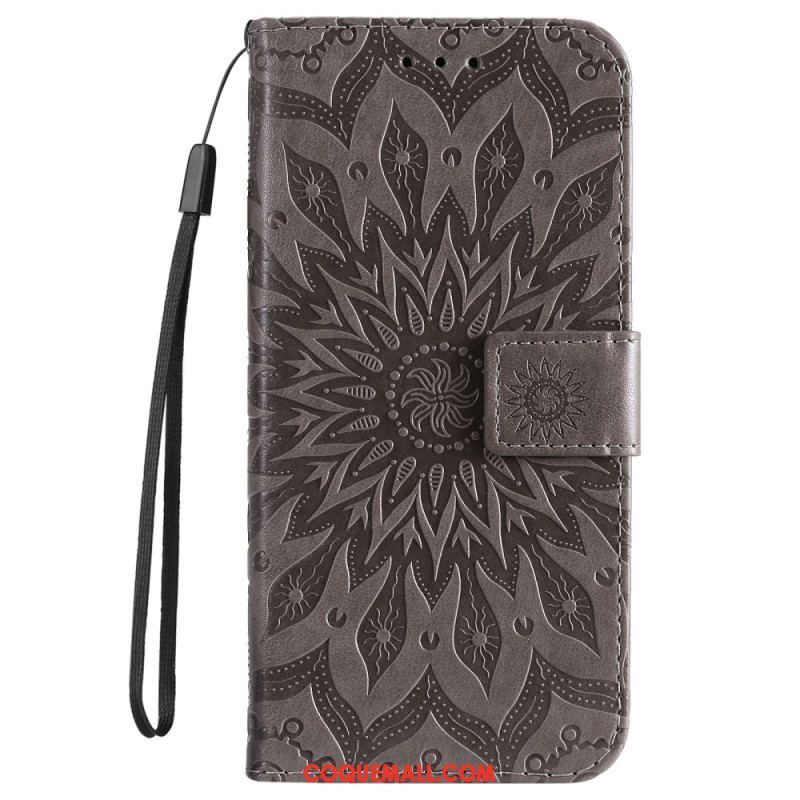 Housse OnePlus Nord 2T 5G Mandala avec Porte-Cartes à Lanière