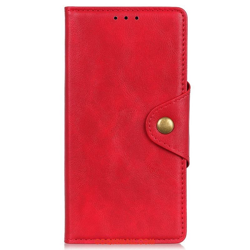 Housse OnePlus Nord 2T 5G Simili Cuir Bouton