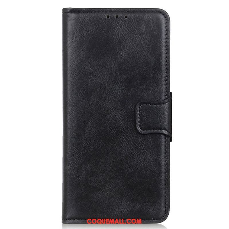 Housse OnePlus Nord 2T 5G Style Cuir Fermoir Réversible