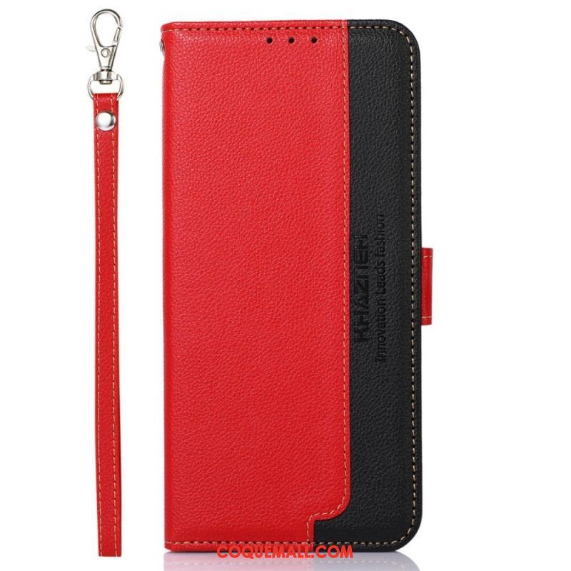 Housse OnePlus Nord 2T 5G Style Litchi RFID